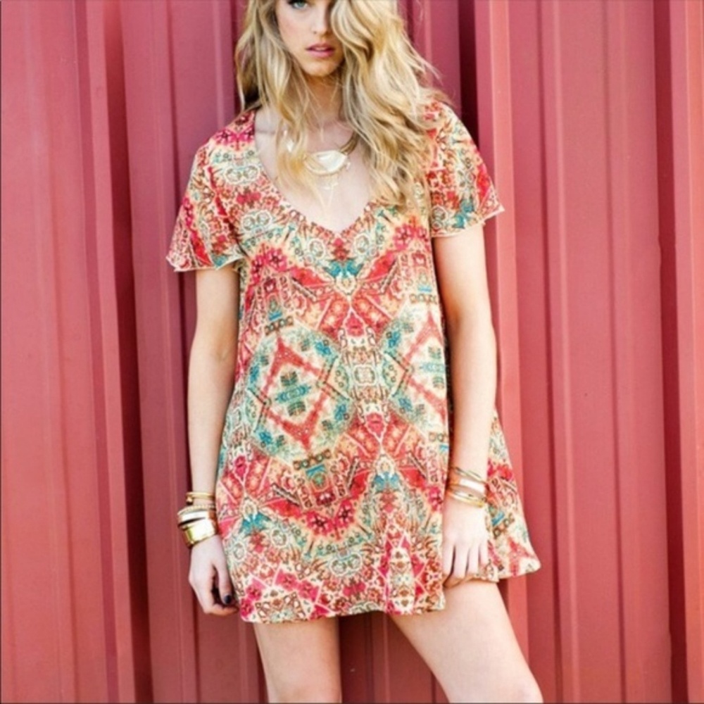 ⭐Show Me Your Mumu Kylie Mini Dress Santiago XS